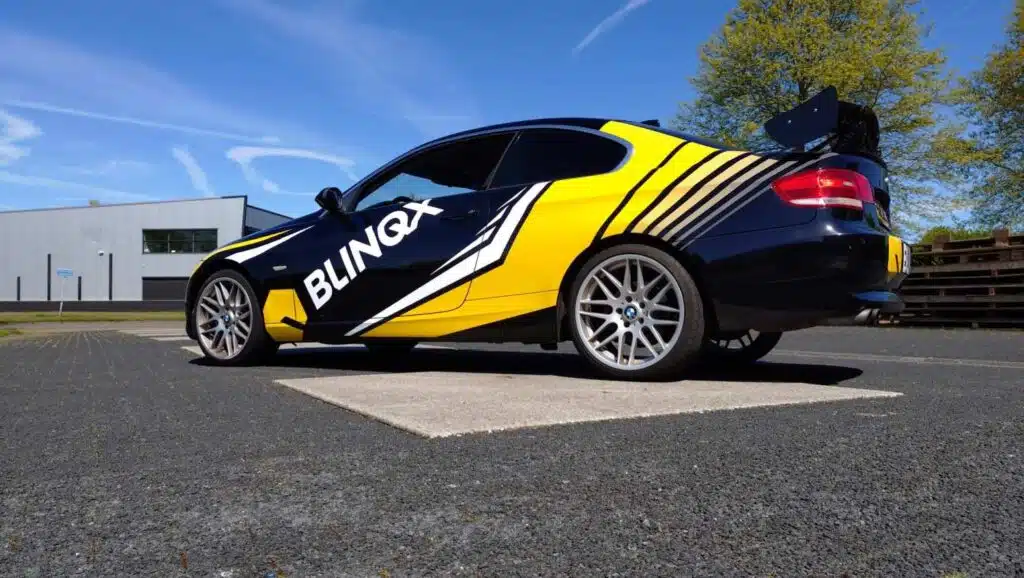 Autoreclame voor Blinqx